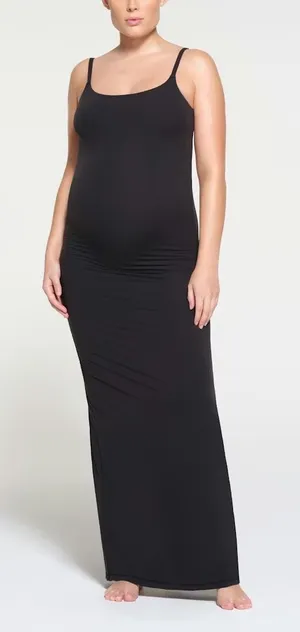 NWT Skims Fits Everybody Maternity Dress onyx Large thumbnail 1