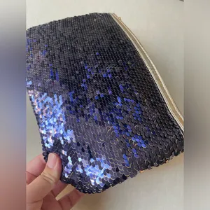 Lancome Sequins Makeup Bag Blue thumbnail 6