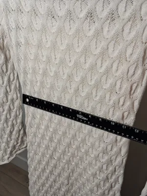 Olive & Oak Cream Cable-Knit Maxi Dress thumbnail 5