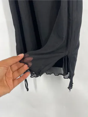 Princess Polly Bella Luna Ruched Mini Dress Black US 0 NWT thumbnail 5