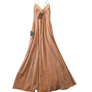 Lulus Truly Dazzling Mauve Multi Glitter Sleeveless Gown Size Small New Sold Out thumbnail 8