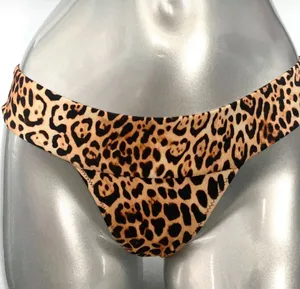 Victorias Secret Nwt M Natural Leopard Brazilian Swim Bikini Bottom thumbnail 2