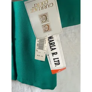 Vintage Marla R LTD Green Double Breasted Blazer NWT Size 18 Made in USA Sears‎ thumbnail 8