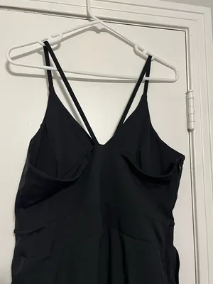 Halara Breezeful™ Backless Cross Strap Wide Leg Quick Dry Jumpsuit Size L NWOT thumbnail 3