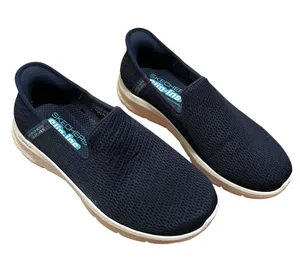 Skechers Women’s Size 8.5‎ Slip-Ins Go Walk Flex No Hands Sneakers Navy Blue thumbnail 1