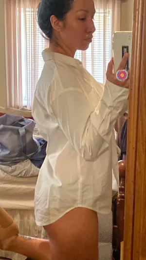 A New Day Relaxed Fit White Button Down thumbnail 2