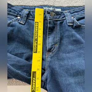 Wrangler Riggs Workwear Dark Blue Denim Bootcut Jeans Size 4 x 30 thumbnail 9