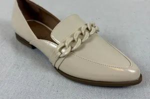 LC Lauren Conrad Demii Chain Women's Loafers Bone Size 6 thumbnail 1