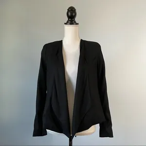 H&M | Black Open Style Blazer Sz 2 thumbnail 1
