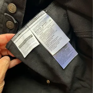 Levi’s Imagine Dragons Black Denim Womens Small Embroidered Jean Jacket . thumbnail 5