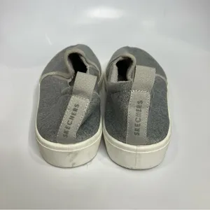 Skechers slip on shoes gray casual neutral minimalist women’s size 8.5‎ thumbnail 4