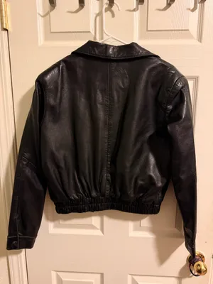 Michael Lawrence Signature Collection Leather Jacket Size M thumbnail 2