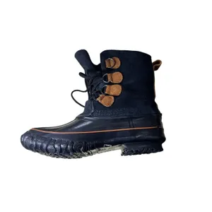 LaCrosse Women’s Black Suede Lined Lace Up Duck Boots Size 7 Shearling thumbnail 7