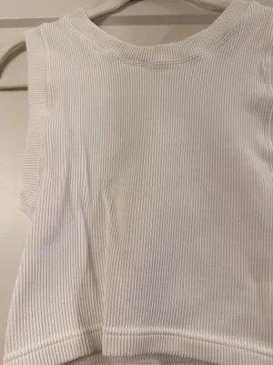 By Together White Ribbed Athletic Tank thumbnail 2