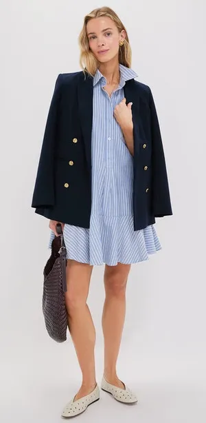 Tuckernuck Blue Stripe Callahan Shirtdress thumbnail 1