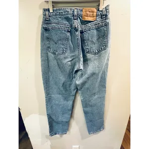 Vintage Levis 921 Orange Tab Slim Fit Tapered Jeans Medium Wash 12 Reg S 29*26 thumbnail 2