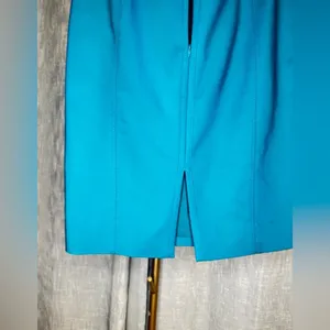 NWOT White House/Black Market Perfect Form teal pencil skirt size 4 thumbnail 4