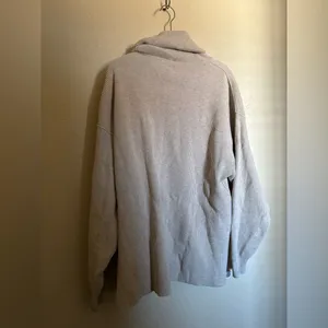 Free People softly‎ structured sweater size medium in tan beige oat thumbnail 8