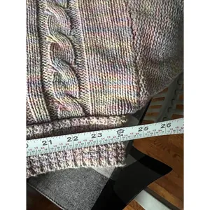 Urban Outfitters Multicolor Cable Knit Cropped Sweater thumbnail 9