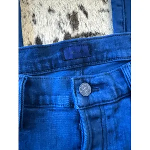 MOTHER The Ditcher Crop Fray Love On The Rock‎ Jeans Blue Acid Wash Size 27 thumbnail 4