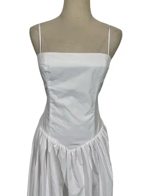 Amanda Uprichard X Revolve Delora Drop Waist Midi Dress- Still Selling thumbnail 6