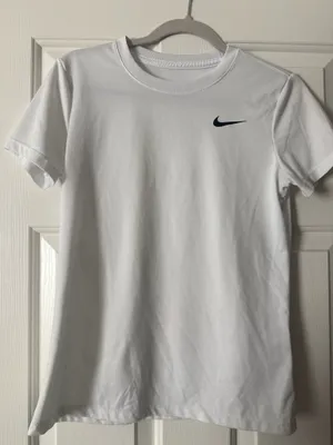 Nike Dri-Fit White Top thumbnail 1