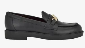 NEW Tommy Hilfiger Women’s Size 7.5 Black Terina Faux Leather Loafers thumbnail 5