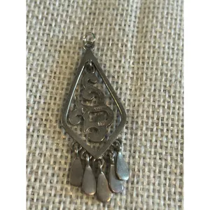 Z68 pendant 925 sterling silver 1 3/4 inch thumbnail 2