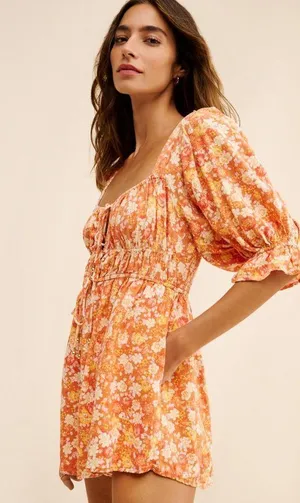 Free People Floral Romper thumbnail 1