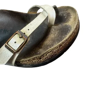 Birkenstock Womens Mayari Sandals Size 40 US 9-9.5 Birko-Flor Pearl White Brown thumbnail 8