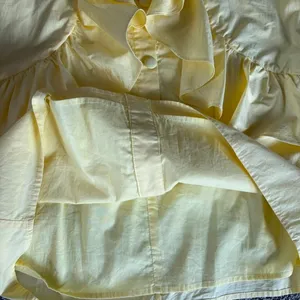 Lovers + Friends Raleigh Mini Dress Sz XL Yellow Soft Girl‎ Preppy Coquette thumbnail 10