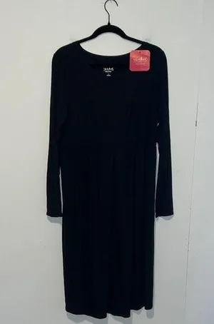 NWT Isabel Maternity By Ingrid & Isabel Long Sleeve Below Knee Dress S20 thumbnail 1