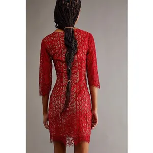 Free People For Love & Lemons Lyla Cocktail Dress Size L thumbnail 2