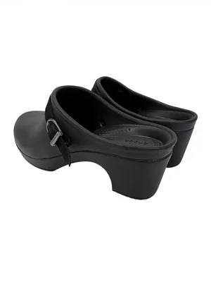 Crocs Sarah Suede Band Clog Black Slip On Mule Womens Size 9 thumbnail 7