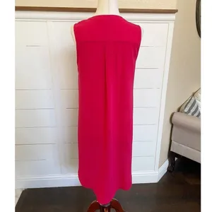 Lush Clothing Womens‎ Fuchsia Pink Sleeveless V-Neck Shift Dress DR93500-003 Medium thumbnail 7
