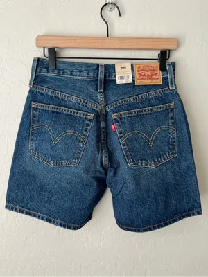 Levi’s 501 mid thigh Jean shorts NEW 26 thumbnail 5