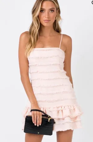 Pink  Molina Mini Dress thumbnail 1