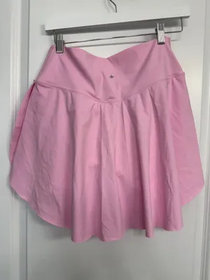 NWOT Halara Pink Crossover Tennis Skort L Long thumbnail 5