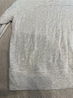 Lululemon Warm Down Crew Heathered Core Ultra Light Grey thumbnail 12