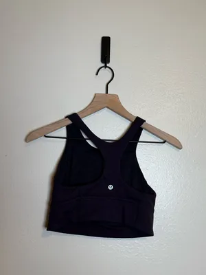 Lululemon Wunder Train Long-Line Bra *Medium Support, C/D Cups‎ Black thumbnail 3