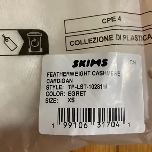 SKIMS Cashmere Cardigan XS thumbnail 5