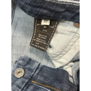 7 For All Mankind A Pocket Jeans Bootcut Flare Low Rise Y2K Denim Size 27 thumbnail 9