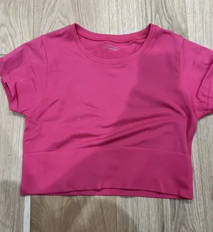 Aerie Hot Pink Cropped Top OFFLINE by Crop thumbnail 1