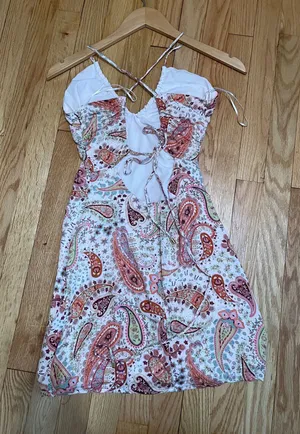 Sky to Moon Mini Paisley Bodycon Dress thumbnail 2