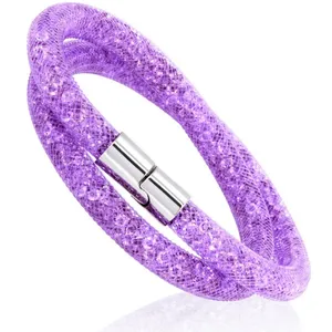 Swarovski Stardust Double Wrap Lamé Bracelet 40cm thumbnail 2