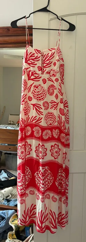 Red Maxi Dress thumbnail 1