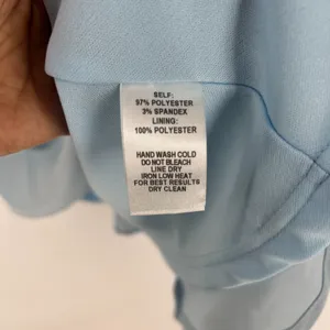 Lulus Call to Charms Mini Dress Womens M Light Blue‎ Stretch Racerback Back Zip thumbnail 5