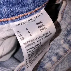 American eagle baggy jean size 6 short jeans distressed thumbnail 5
