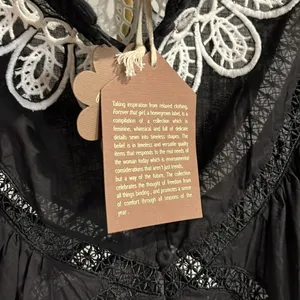 Anthropologie x Forever NWT That Girl Embroidered high neck Blouse - XS thumbnail 10
