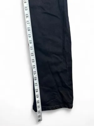 Zara black denim jeans with a distressed look, size 4 #distressed #denim thumbnail 6